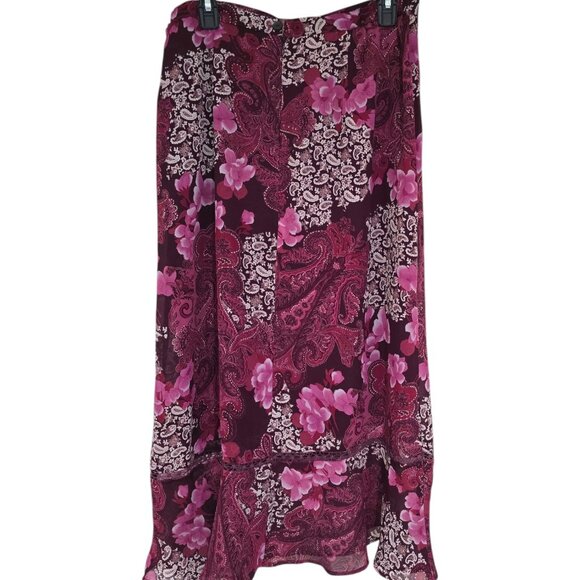 Vintage Sag Harbor Women's Floral Skirt Size 14 - Picture 2 of 5